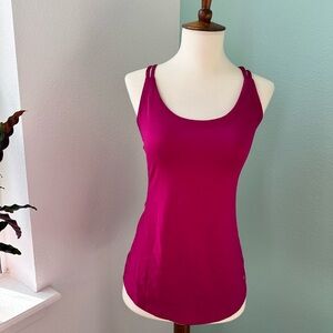 Women's Pink Double Strap Tank Top
